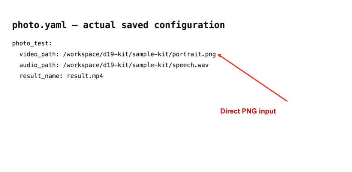 Actual saved YAML; arrow identifies the direct PNG input